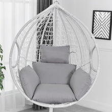 Load image into Gallery viewer, Hanging Hammock Chair Swinging Garden Outdoor Soft Seat Cushion Seat 220KG Dormitory Bedroom Hanging Chair Back with Pillow